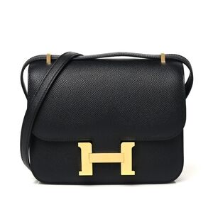 Black Leather Shoulder Bag